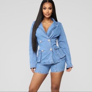 Fashion Nova Denim set